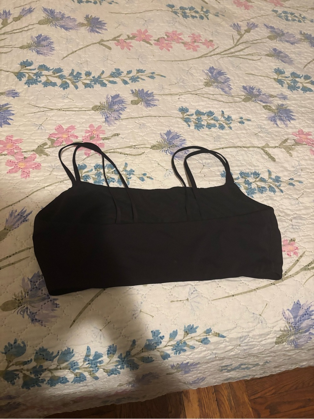 Black Women's bra Sleek Strappy Design